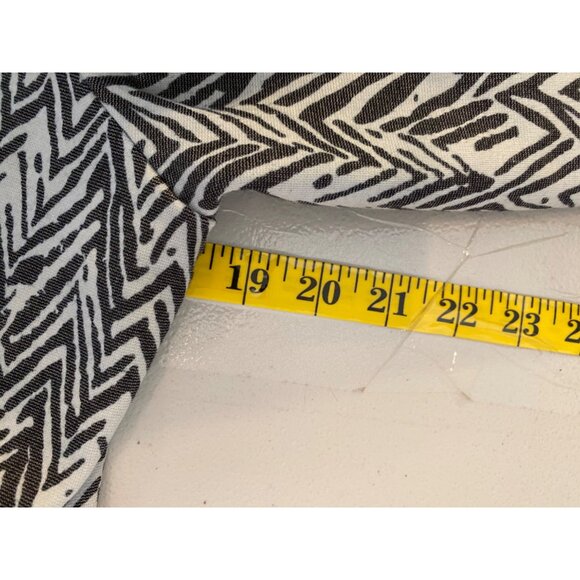 Vintage Cabi Zig-Zag Pattern Open Front Long Jacket Medium - Picture 5 of 7